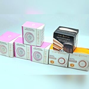 8PC LOT BRAND NEW SEALED Clarisonic Facial Cleansing Brush Head Replacements